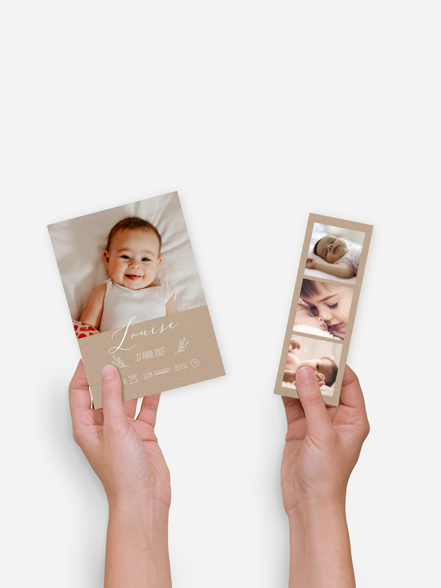 Faire-part naissance Natural