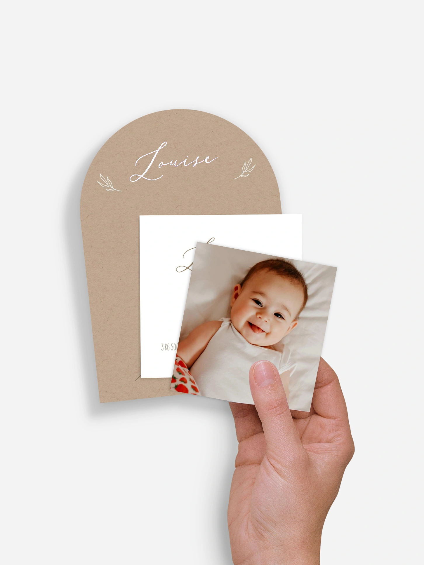 Faire-part naissance Natural