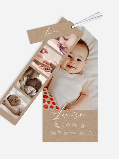 Faire-part naissance Natural