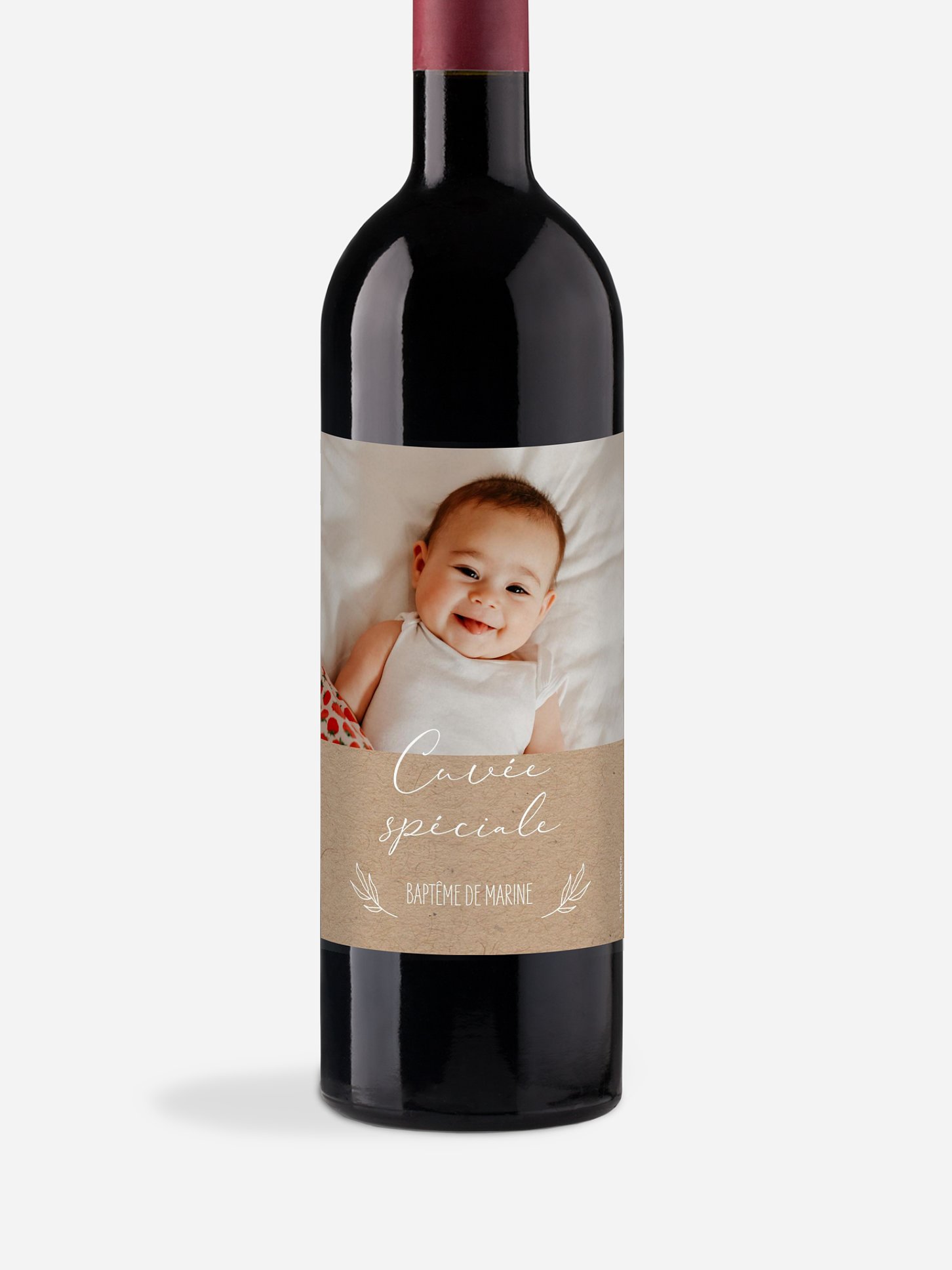 Étiquette pour bouteille Natural