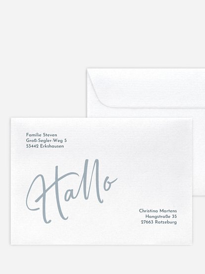 Bedruckte Umschläge Geburt Babywunder