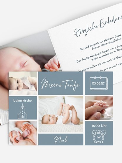 Taufeinladung Babywunder