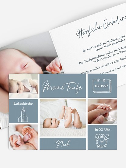 Taufeinladung Babywunder