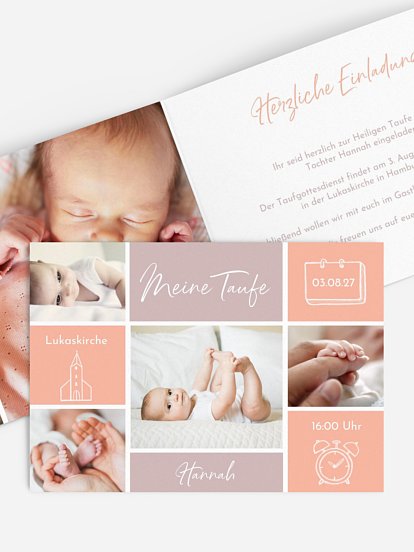 Taufeinladung Babywunder