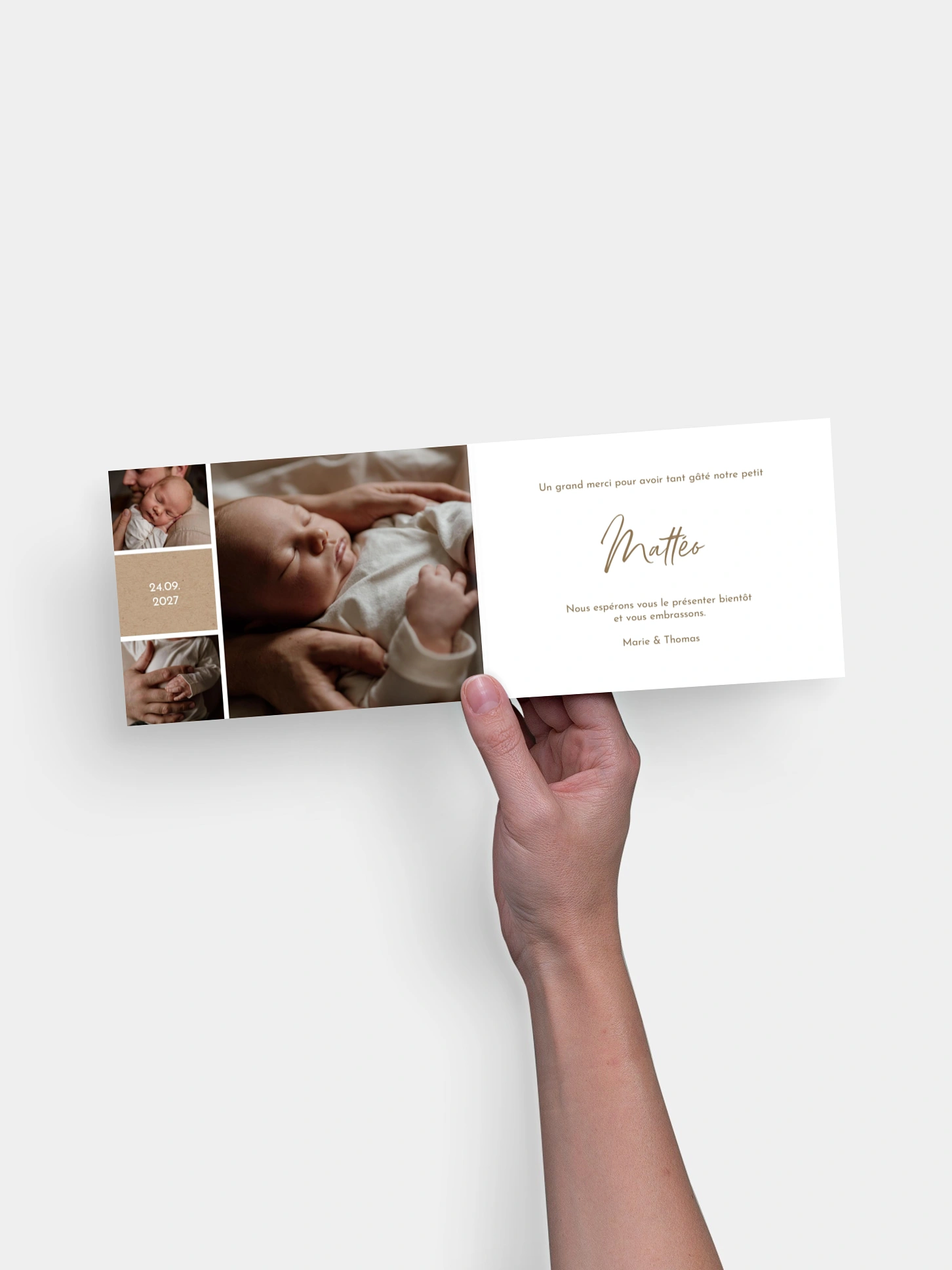 Faire-part naissance Petite merveille
