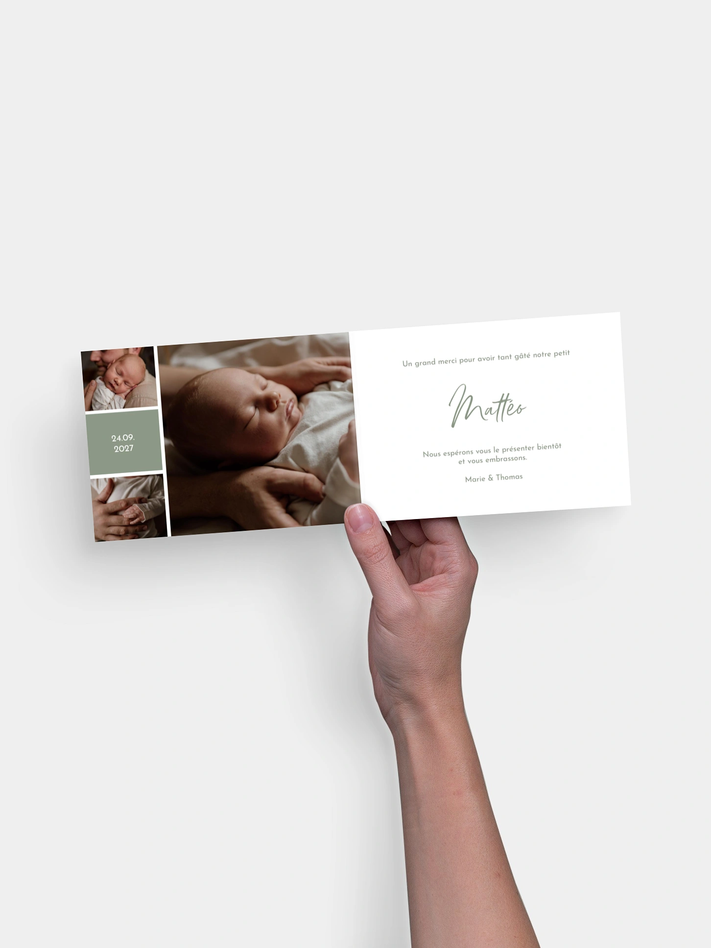 Faire-part naissance Petite merveille