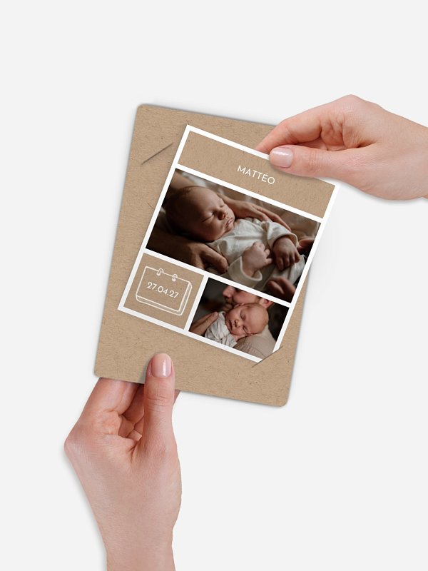 Faire-part naissance Petite merveille