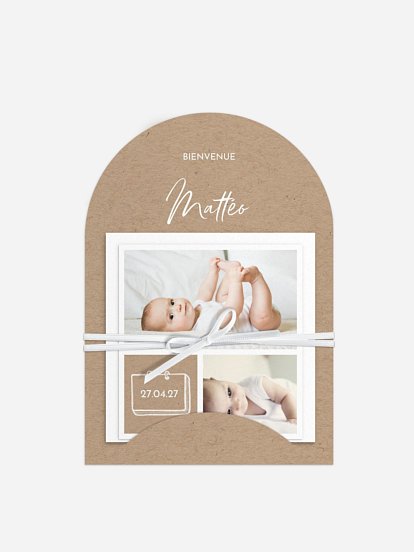Faire-part naissance Petite merveille