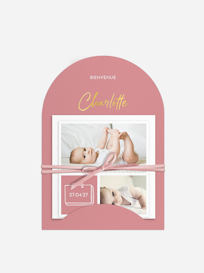 Faire-part naissance Petite merveille