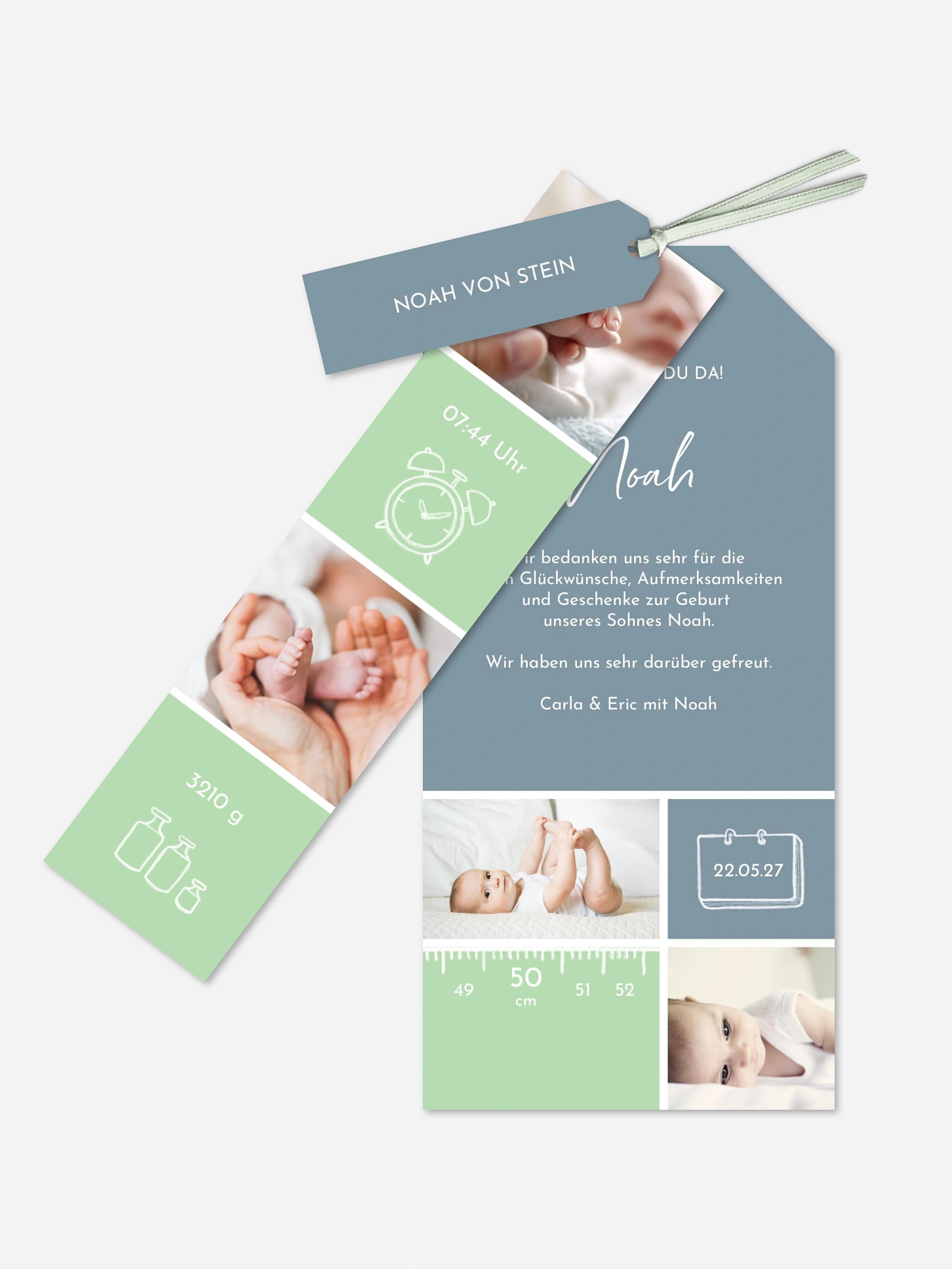 Geburtskarte Babywunder