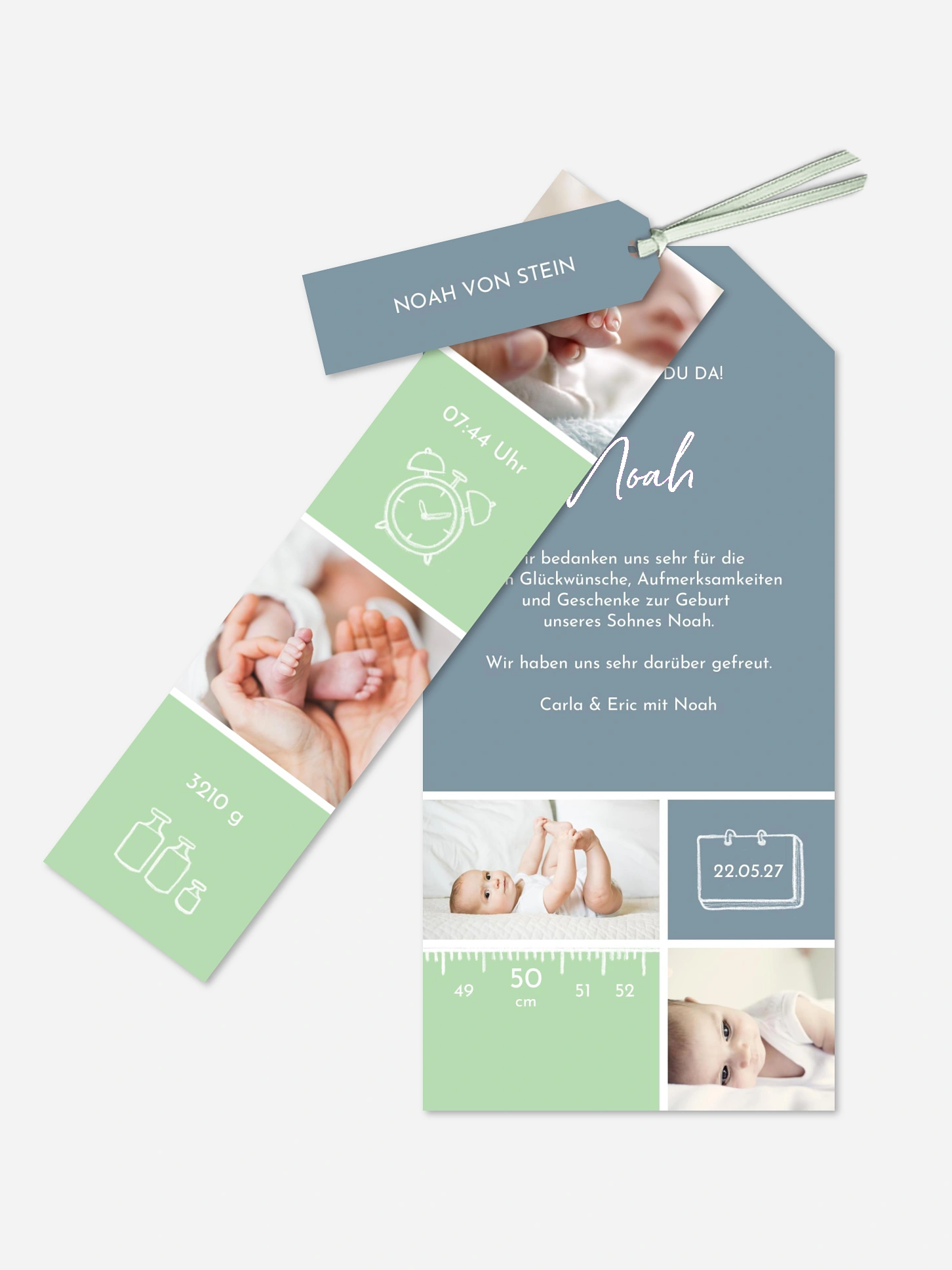 Geburtskarte Babywunder