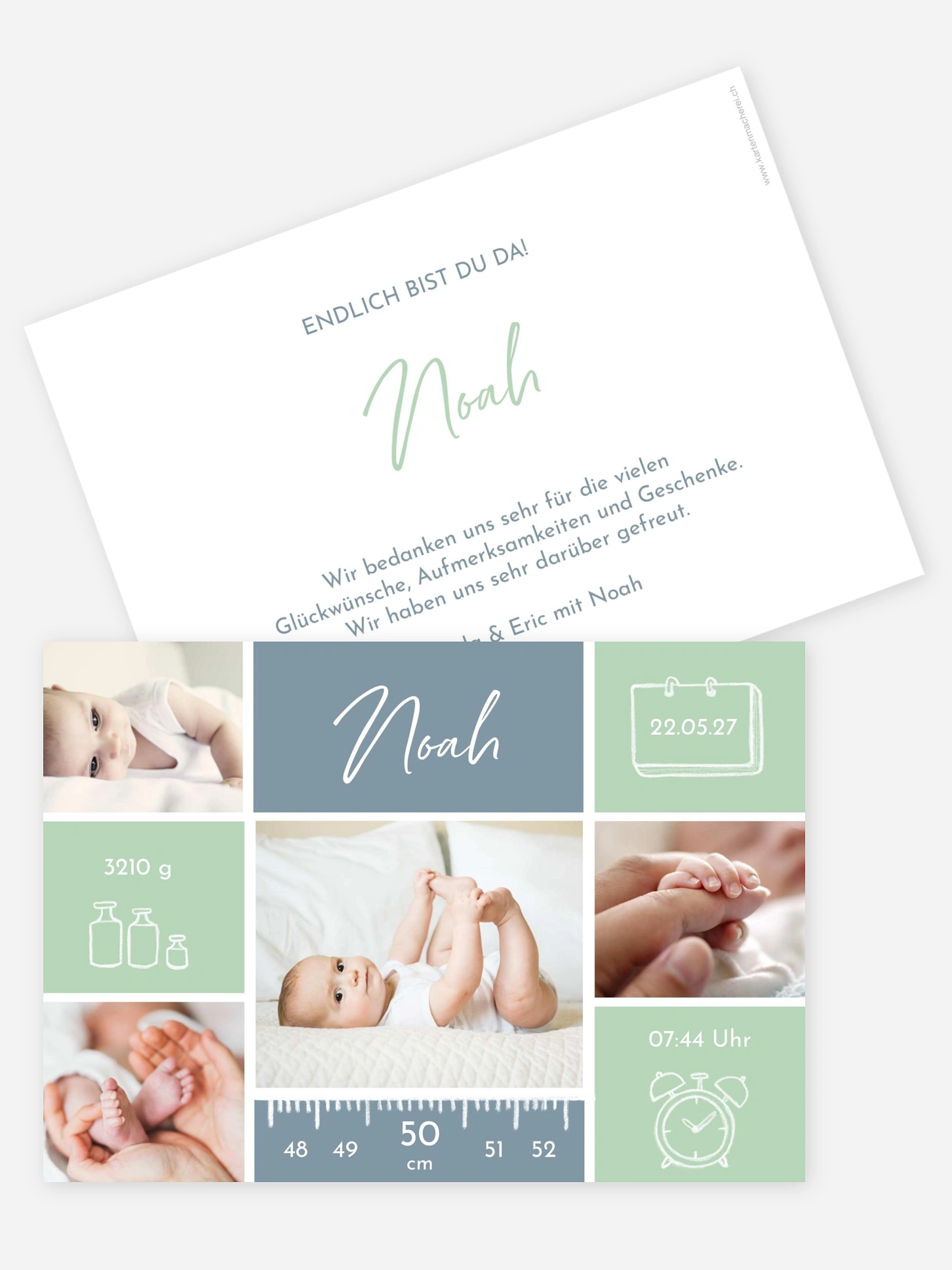 Geburtskarte Babywunder