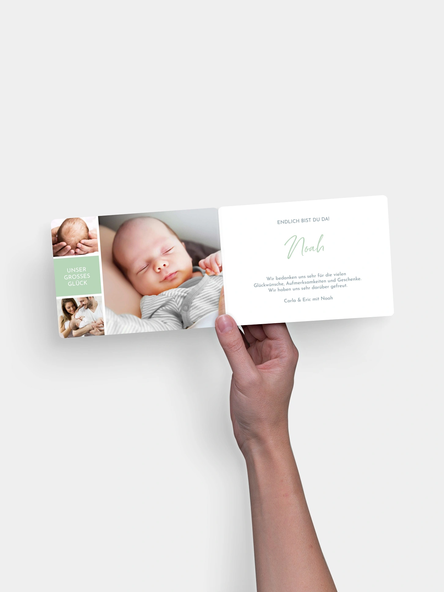 Geburtskarte Babywunder