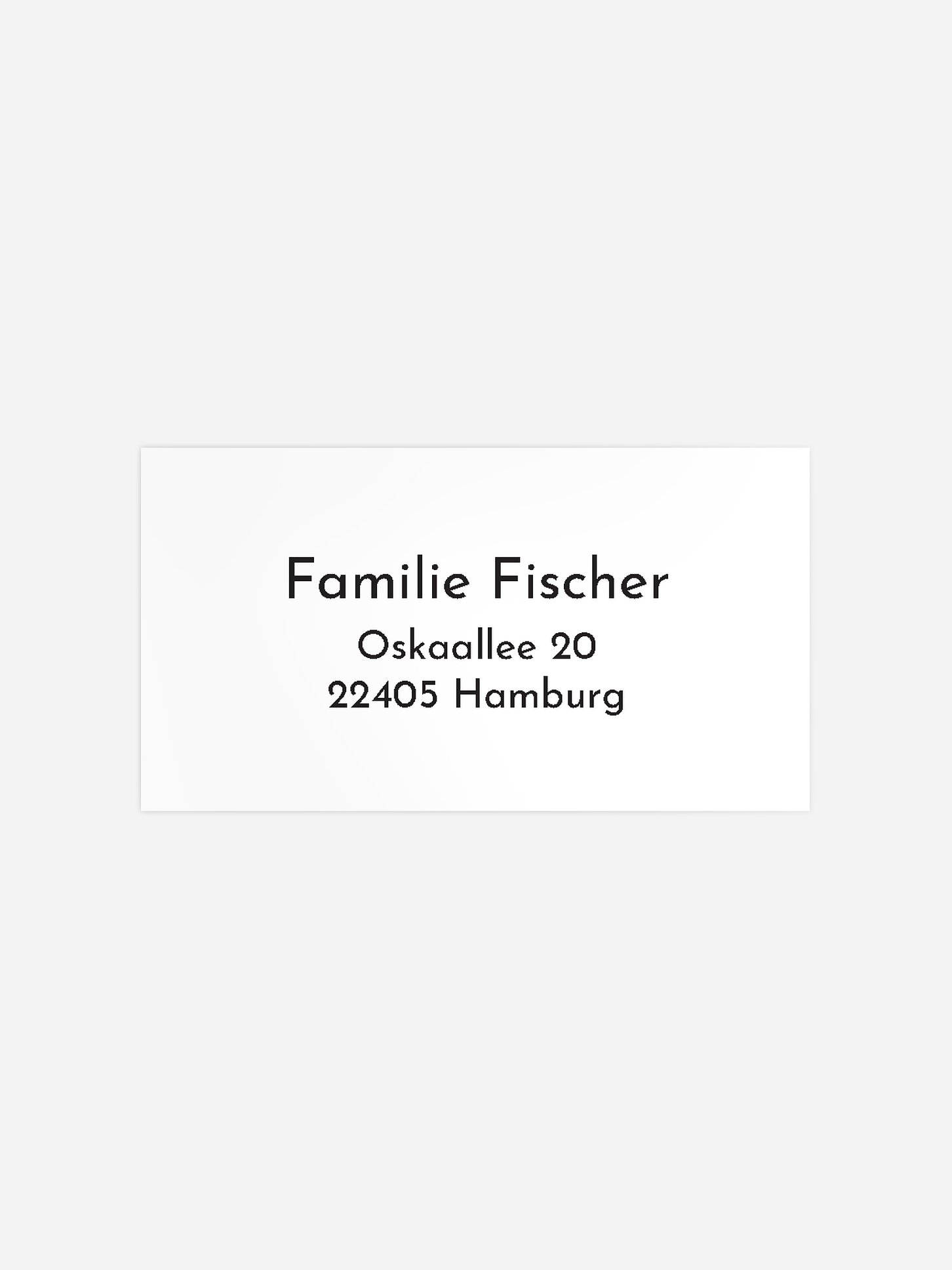 Empfängeraufkleber Geburt Happy Letter