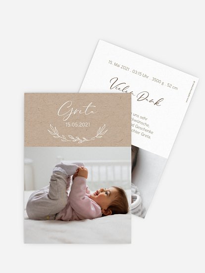 Geburtskarte Dreamer