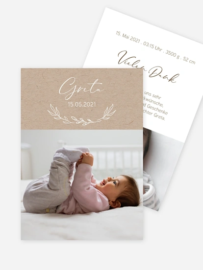 Geburtskarte Dreamer