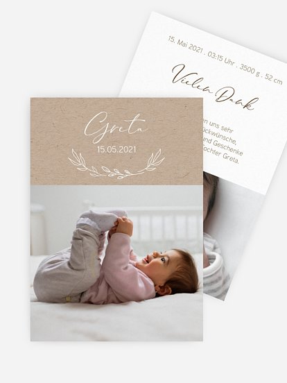 Geburtskarte Dreamer