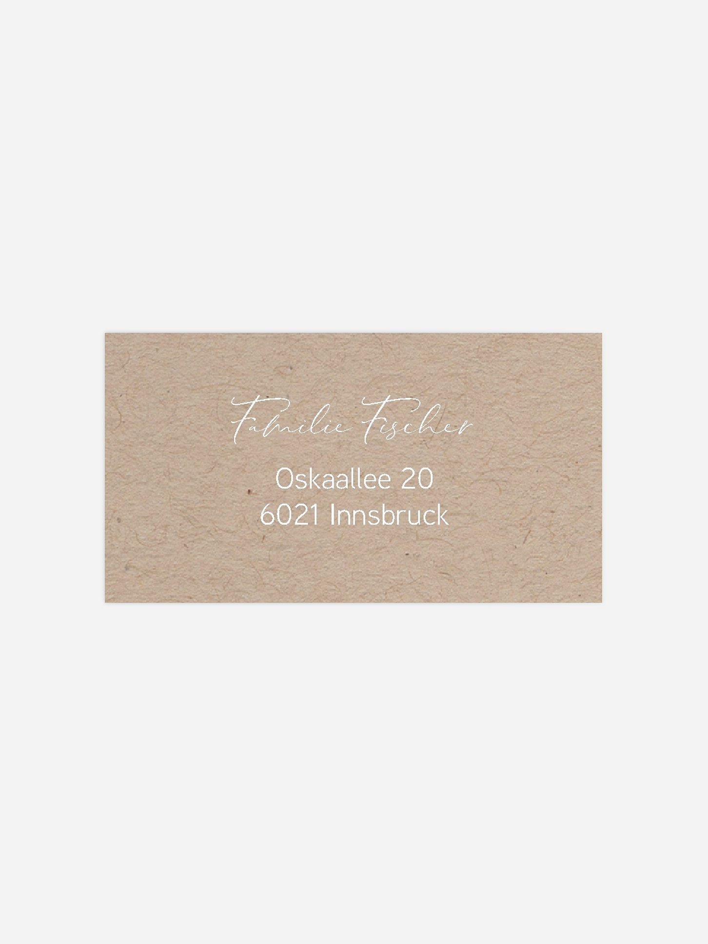 Empfängeraufkleber Taufe Dreamer
