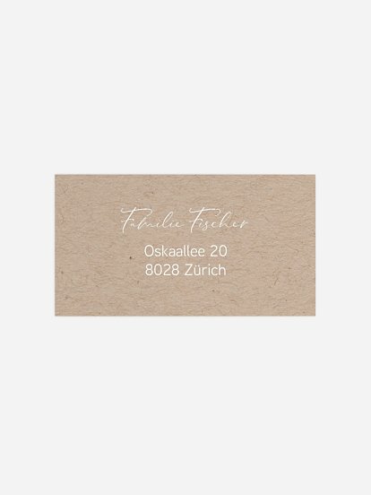 Empfängeraufkleber Taufe Dreamer