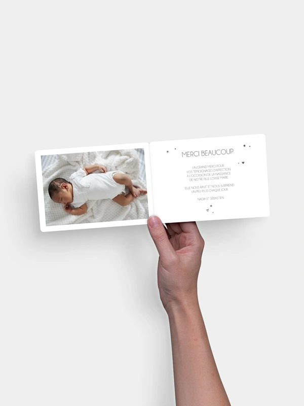Faire-part naissance Bout de chou