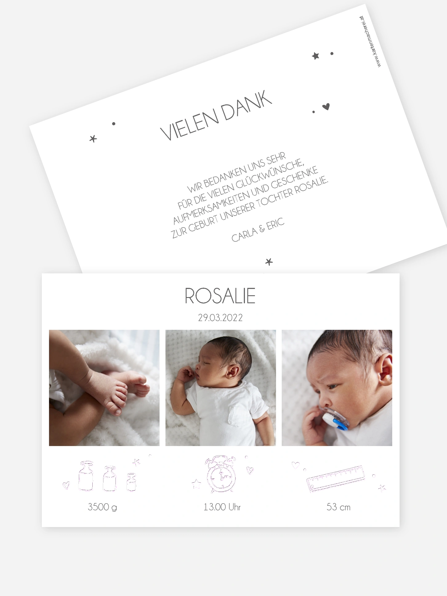Geburtskarte Bundle of Joy