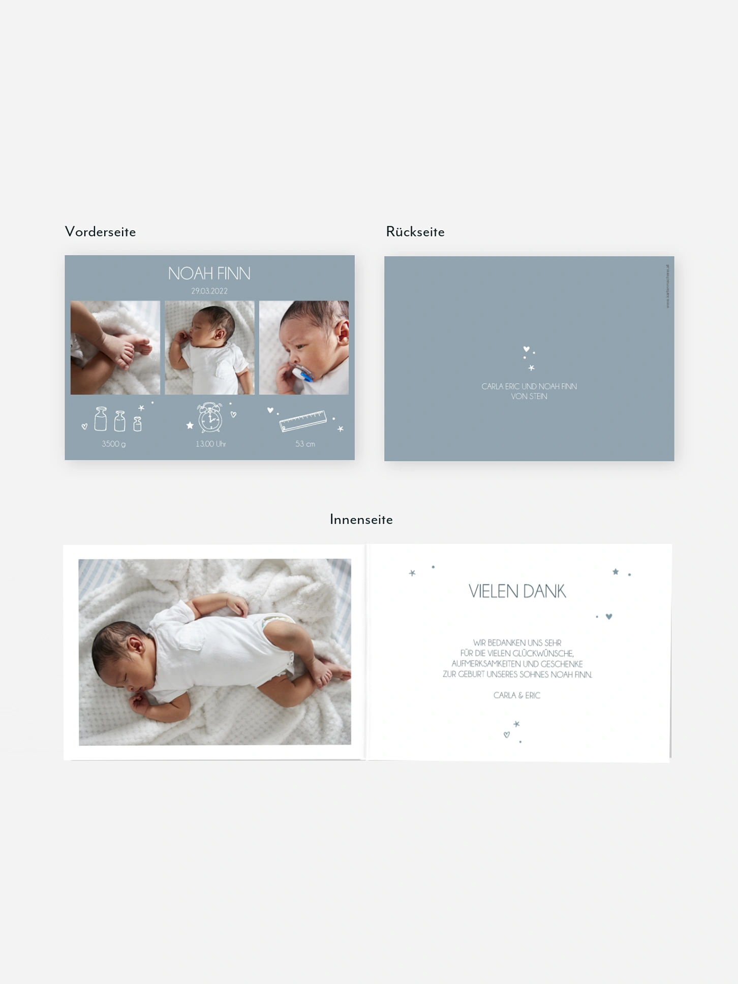 Geburtskarte Bundle of Joy