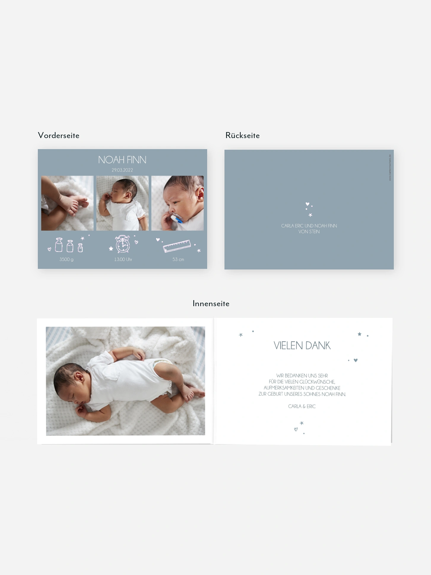 Geburtskarte Bundle of Joy