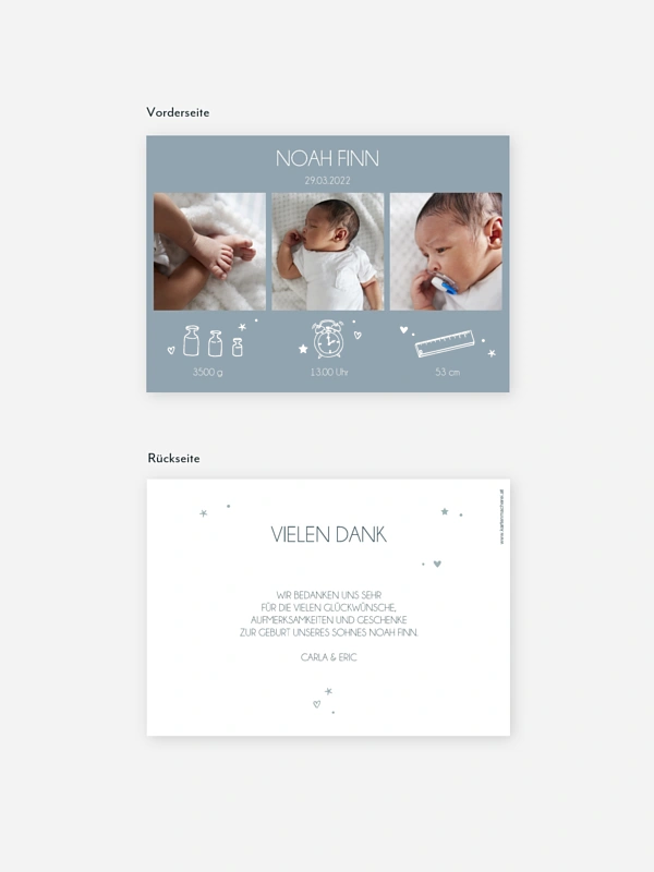 Geburtskarte Bundle of Joy
