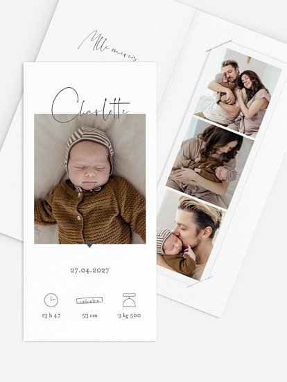 Faire-part naissance Bel avènement