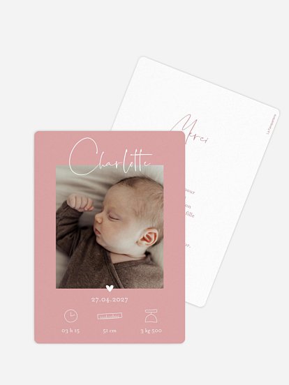 Faire-part naissance Bel avènement