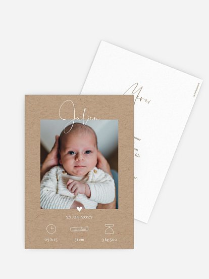 Faire-part naissance Bel avènement