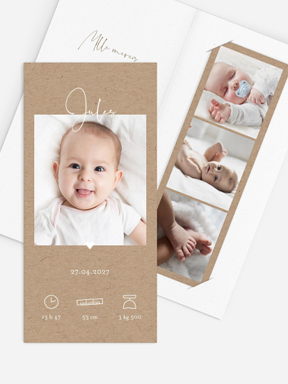 Faire-part naissance Bel avènement