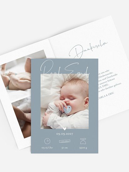 Geburtskarte Beautiful Beginning