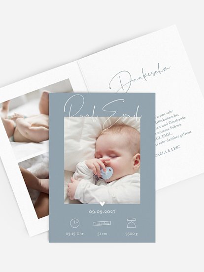 Geburtskarte Beautiful Beginning