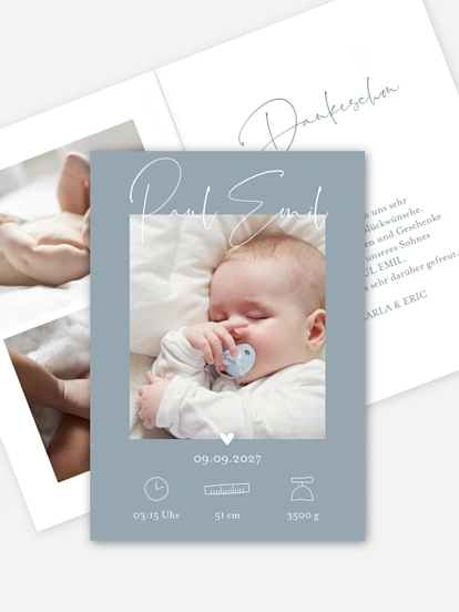 Geburtskarte Beautiful Beginning