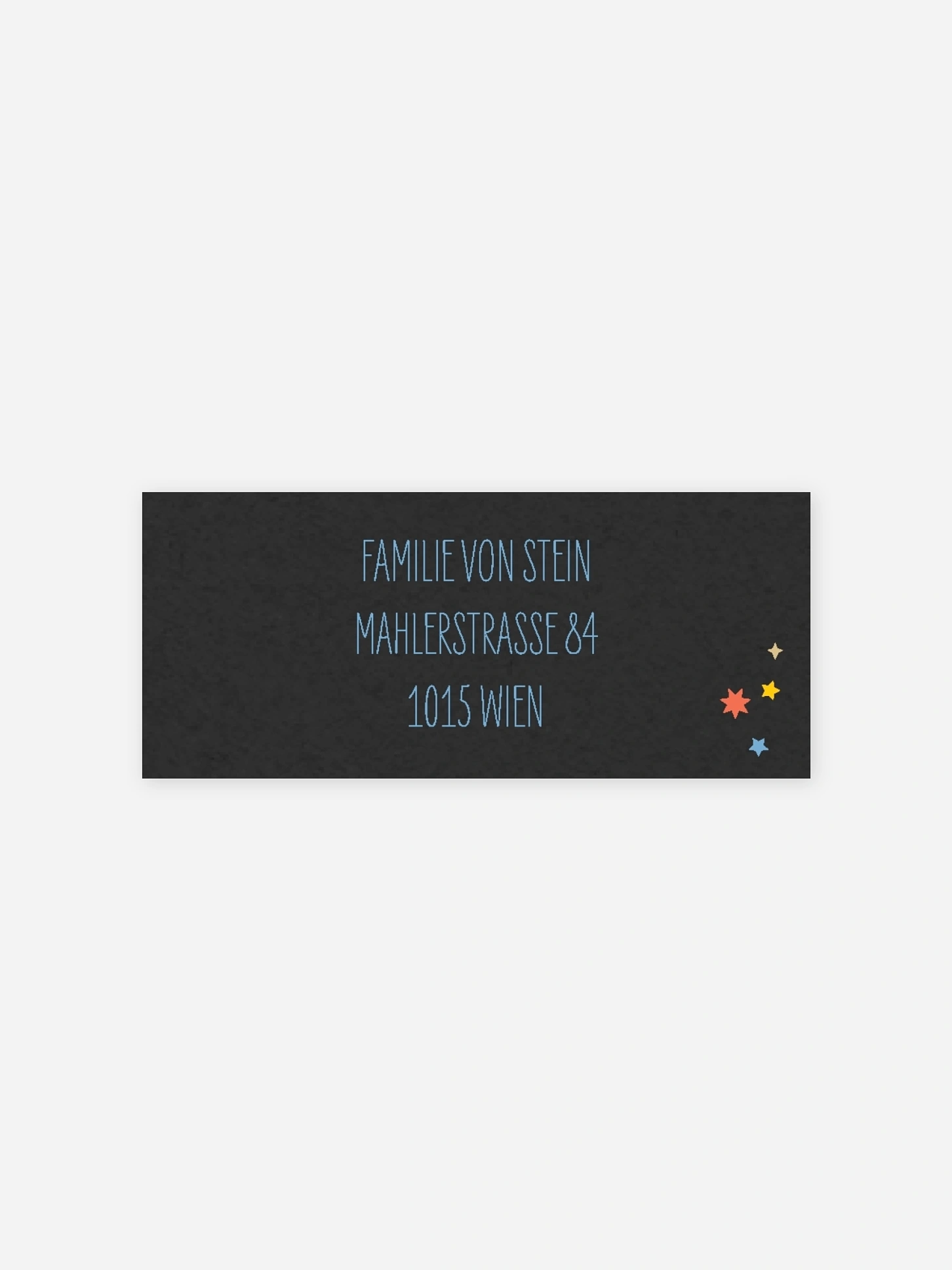 Absenderaufkleber Geburt Glücklich