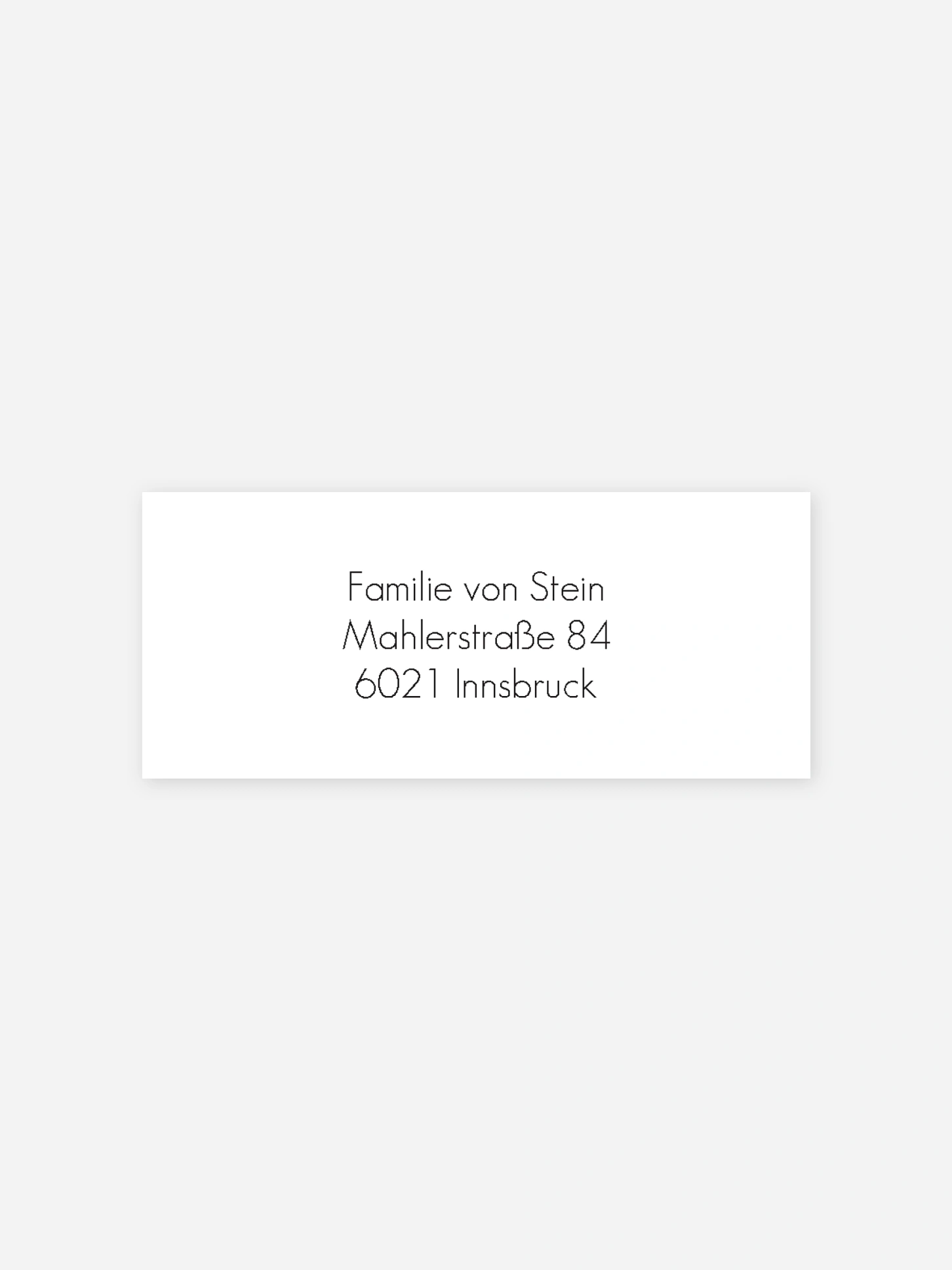 Absenderaufkleber Geburt Birth Branch