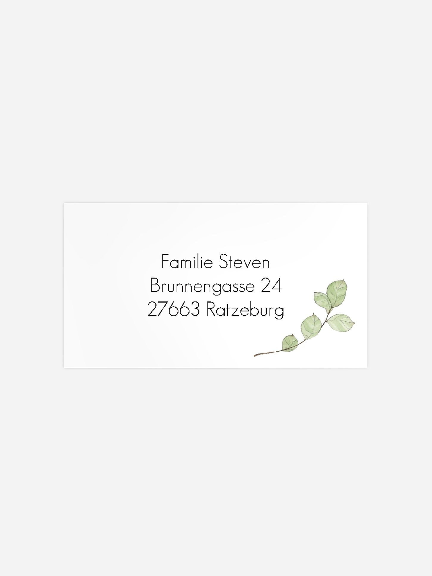 Empfängeraufkleber Geburt Birth Branch