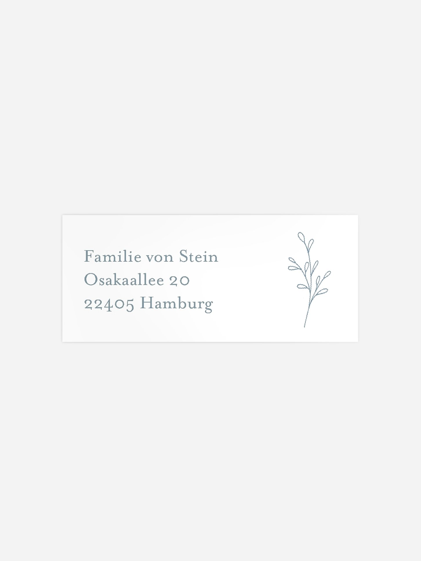 Absenderaufkleber Geburt Kleines Glück