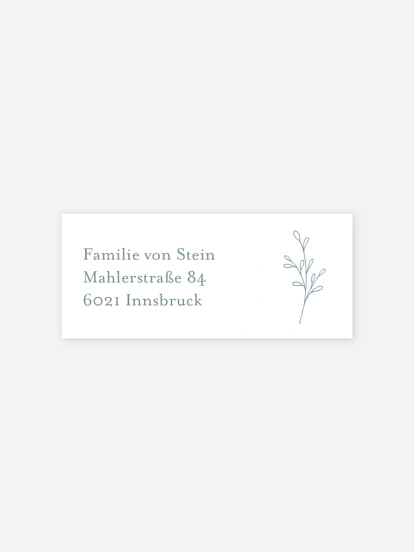 Absenderaufkleber Geburt Kleines Glück