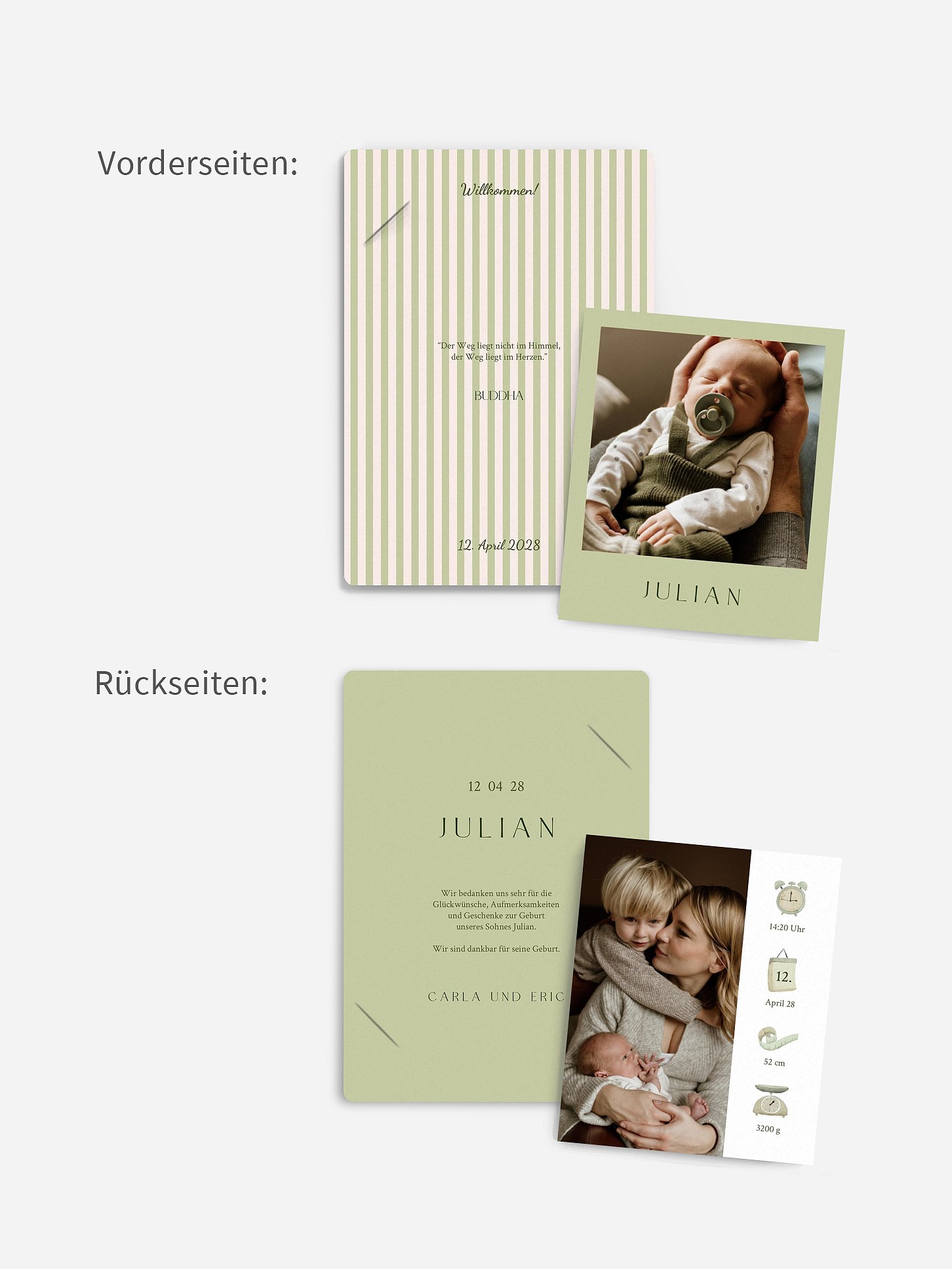 Geburtskarte Süße Ankunft