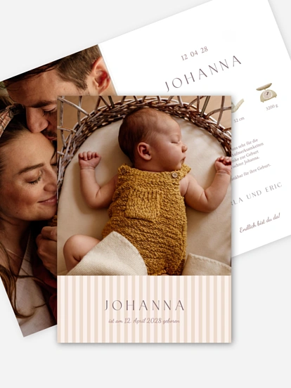 Geburtskarte Süße Ankunft