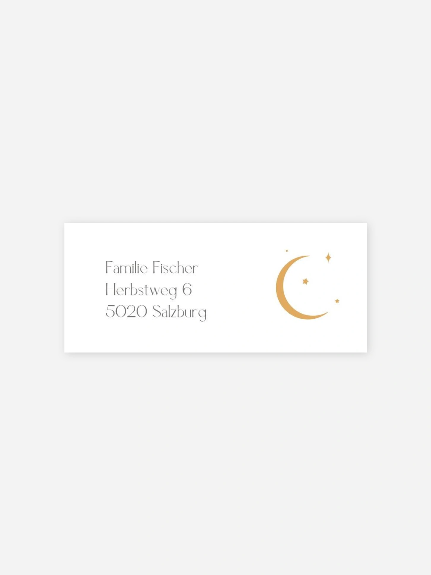 Absenderaufkleber Geburt Lullaby