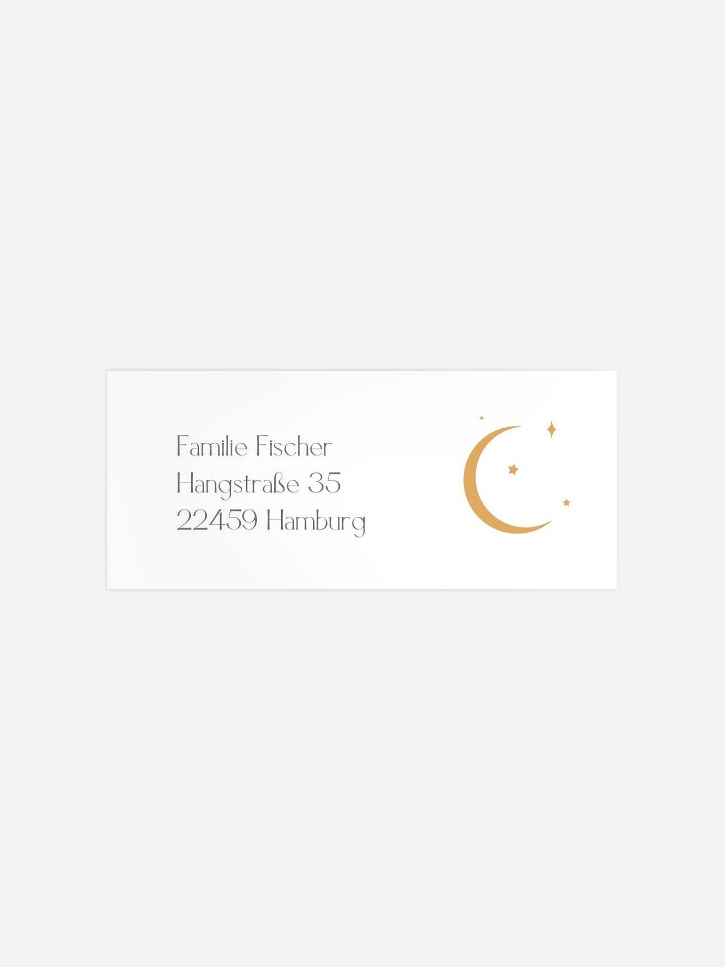 Absenderaufkleber Geburt Lullaby