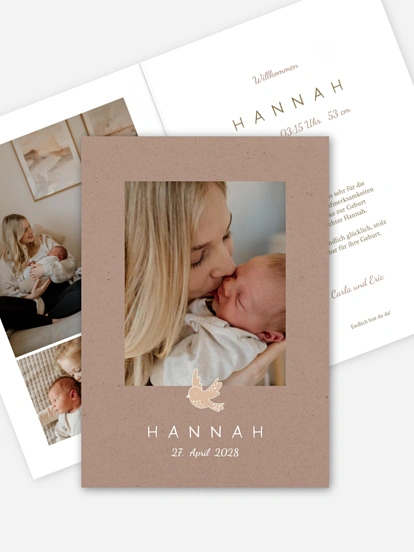 Geburtskarte Sanfte Ankunft