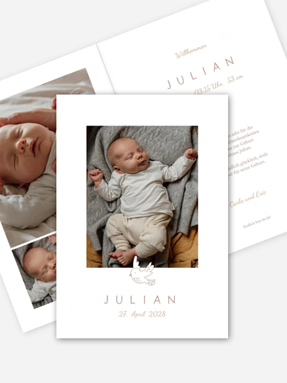 Geburtskarte Sanfte Ankunft