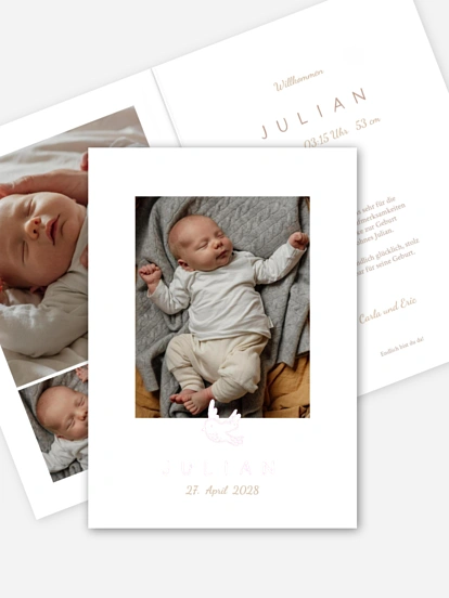 Geburtskarte Sanfte Ankunft