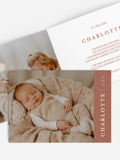 Geburtskarte Sanfter Anfang