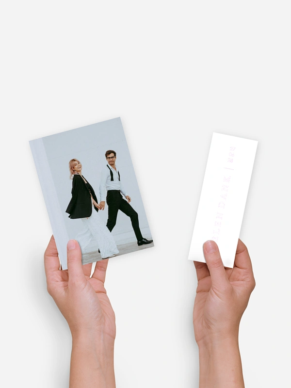 Dankeskarte Hochzeit Sanfter Anfang
