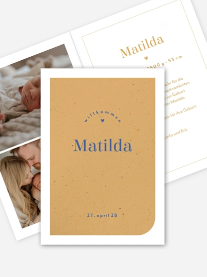 Geburtskarte Notebook